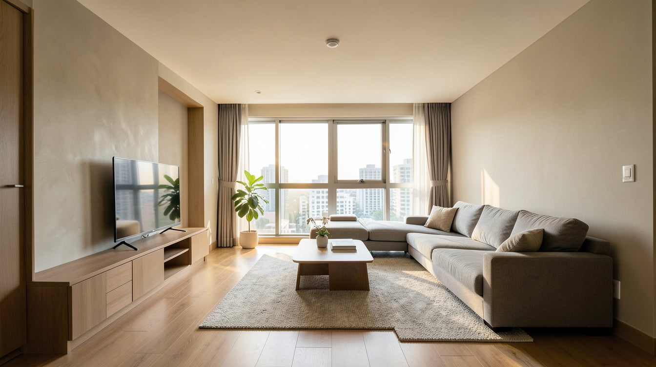 Best Lighting Ideas to Make Small Spaces Feel Bigger (HDB/Condo) - Singapore Home Interior