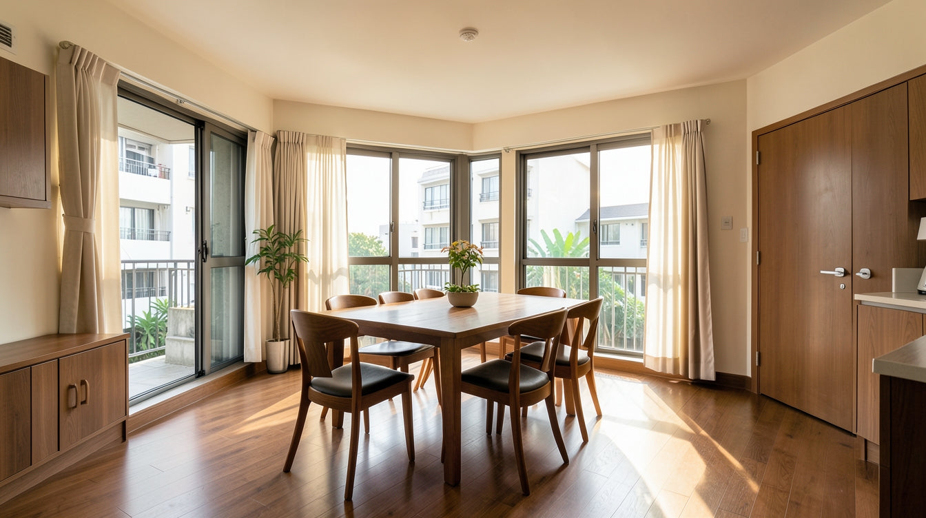 Round vs Rectangular Dining Table: Which Works in Your Space? - Singapore Home Interior