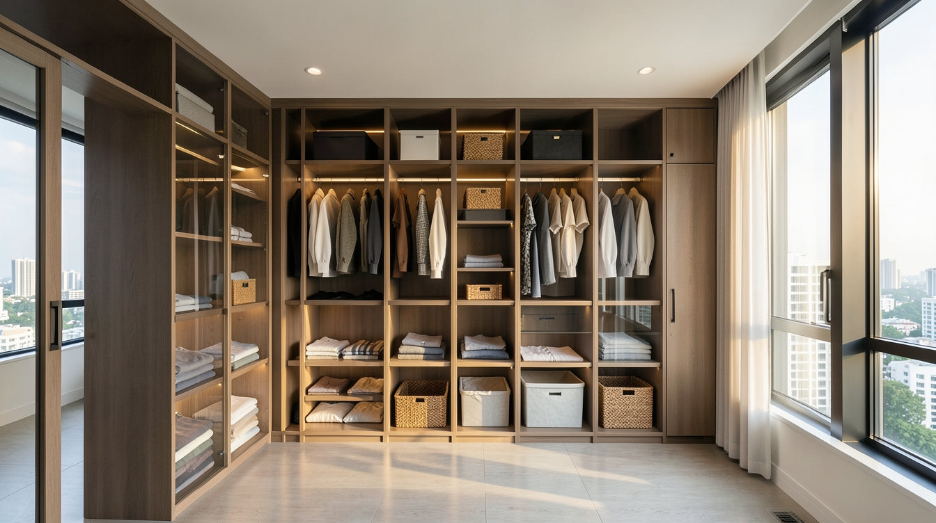 Built-In vs Freestanding Wardrobe: Pros, Cons and Cost - Singapore Home Interior