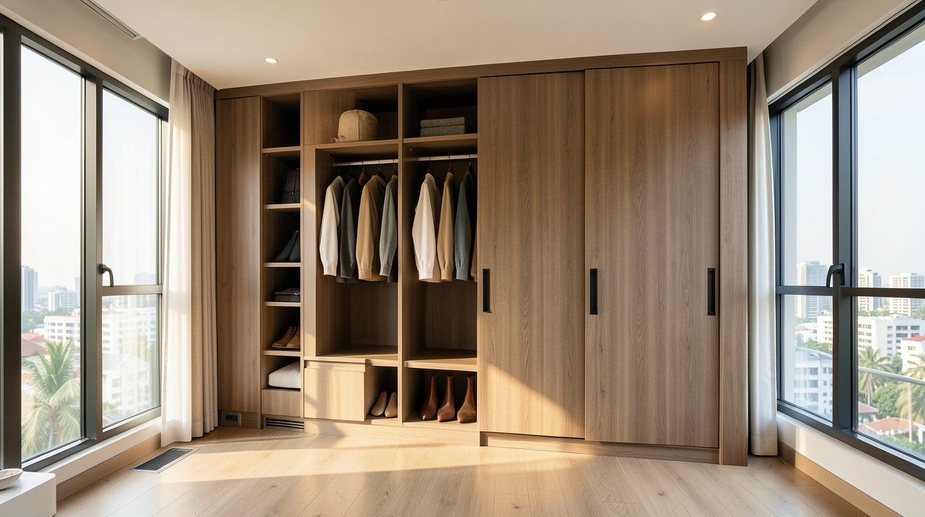 Smart Storage Ideas for BTO Flats With Limited Closets - Singapore Home Interior