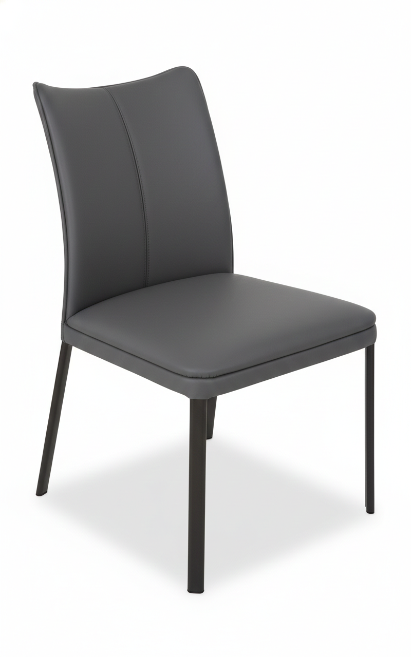 Nero Cat-Scratch Fabric Dining Chair