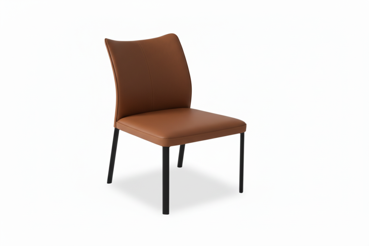 Nero Cat-Scratch Fabric Dining Chair