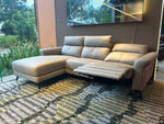 Primo L-Shape Half Leather Recliner Sofa