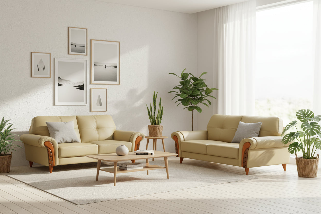 Maple Fabric Sofa