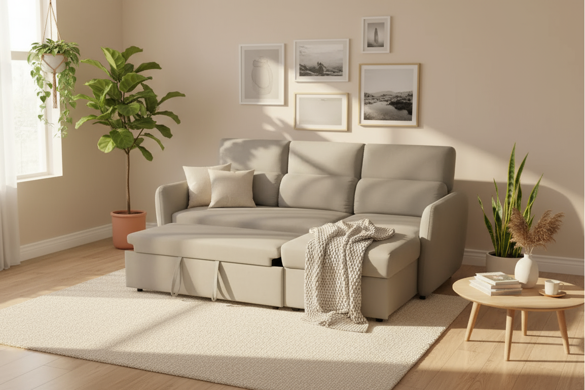 Lira Fabric Sofa Bed